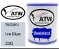 Preview: Subaru, Ice Blue, 23G: 1L Lackdose, von ATW Autoteile West.